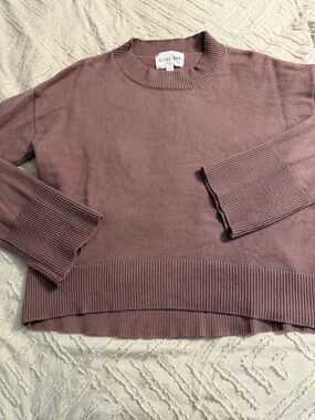 Olive & Oak Dusty Mauve Scoop-Neck Pullover